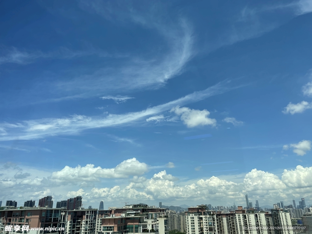 藍天白云 天空 
