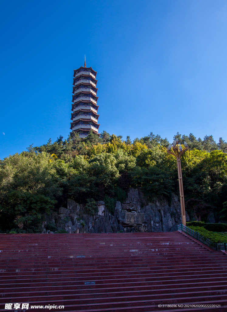 十堰市人民公園重陽塔