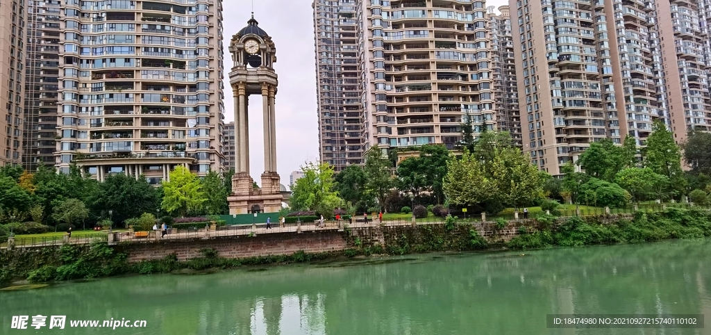 河边风景