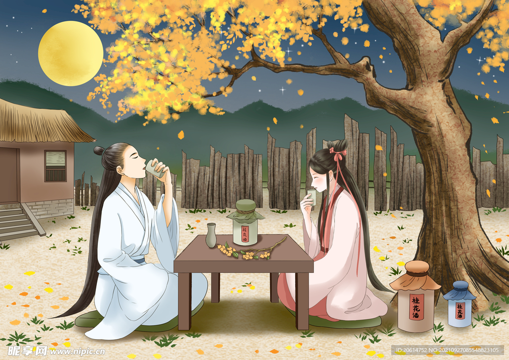 月色下的戀人