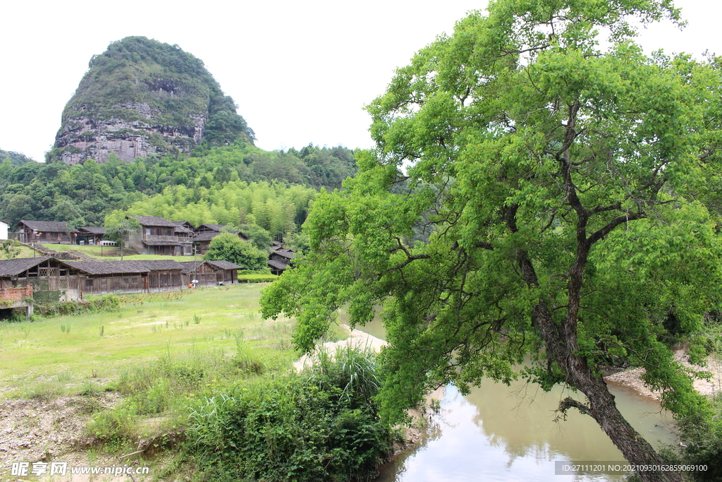 天成奇峽綠色山峰