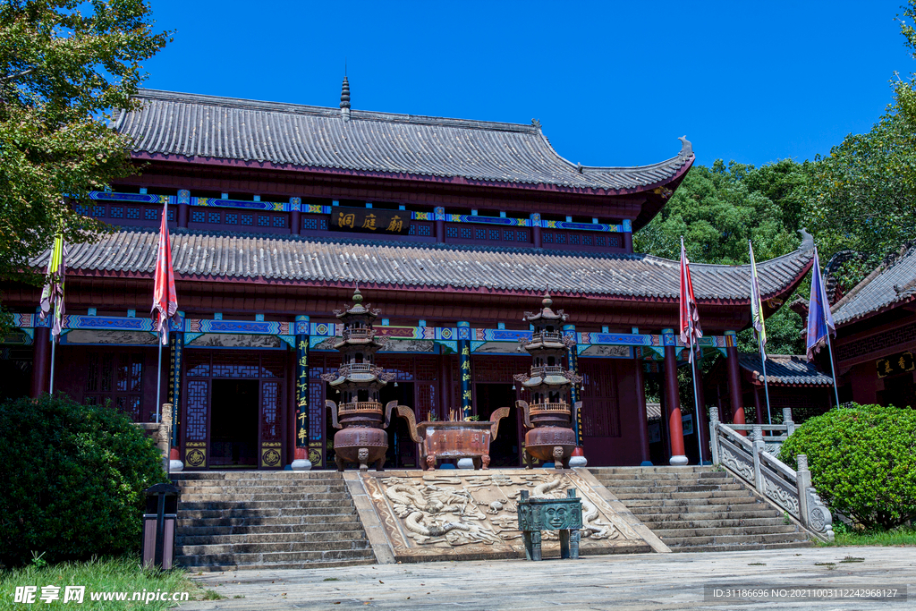 岳陽君山島景區(qū) 洞庭廟