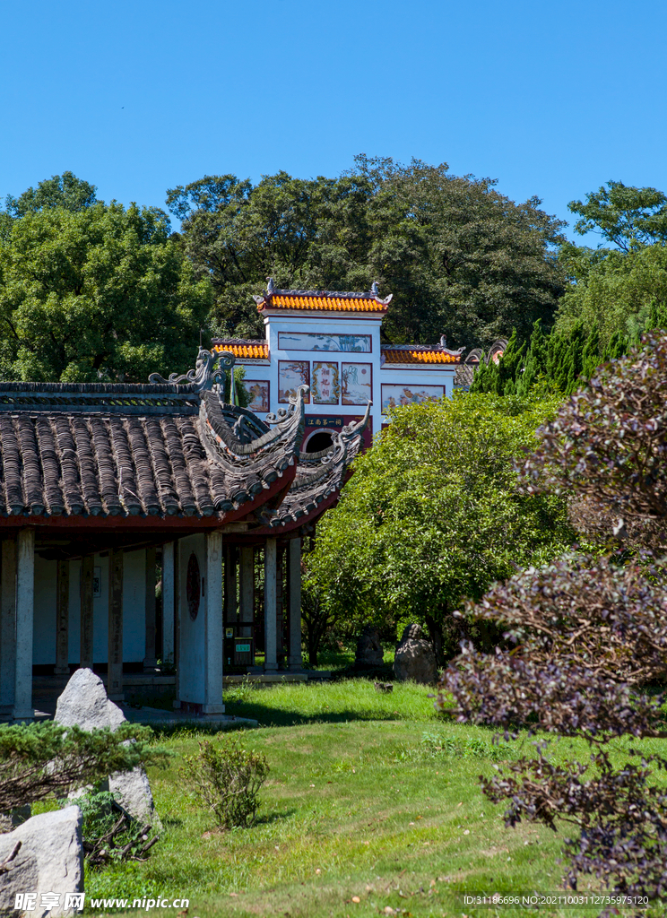 岳阳君山岛景区 碑廊