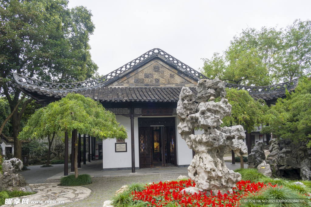 扬州何园牡丹厅古建筑 