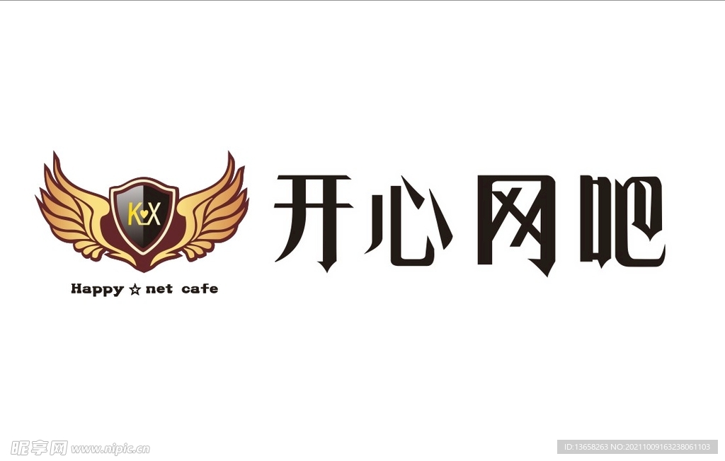 開(kāi)心網(wǎng)吧logo
