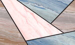 大理石北欧风抽象几何电视背景墙
