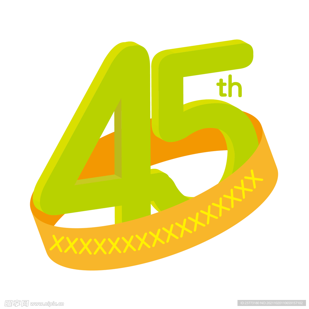 45周年logo