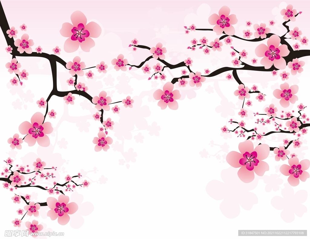 梅花矢量