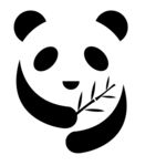 小熊猫 黑色 竹子