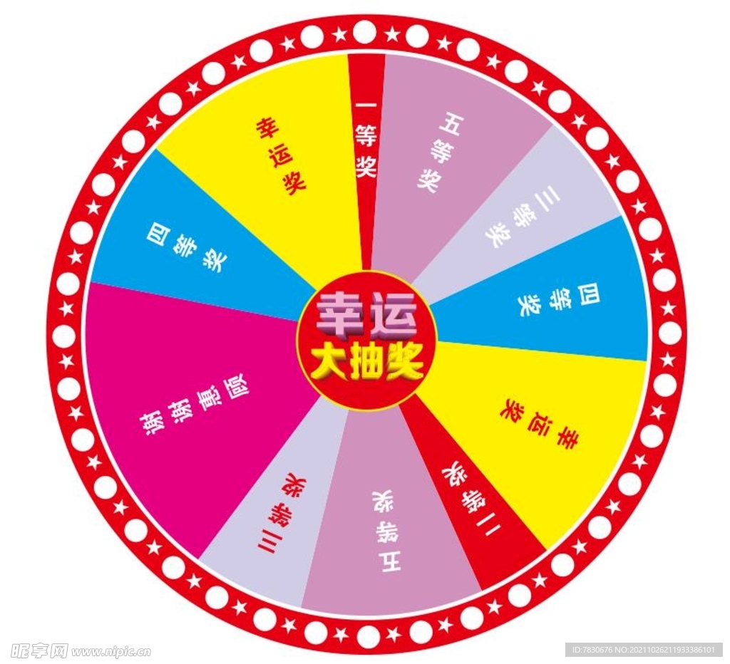 幸運大抽獎 抽獎轉盤