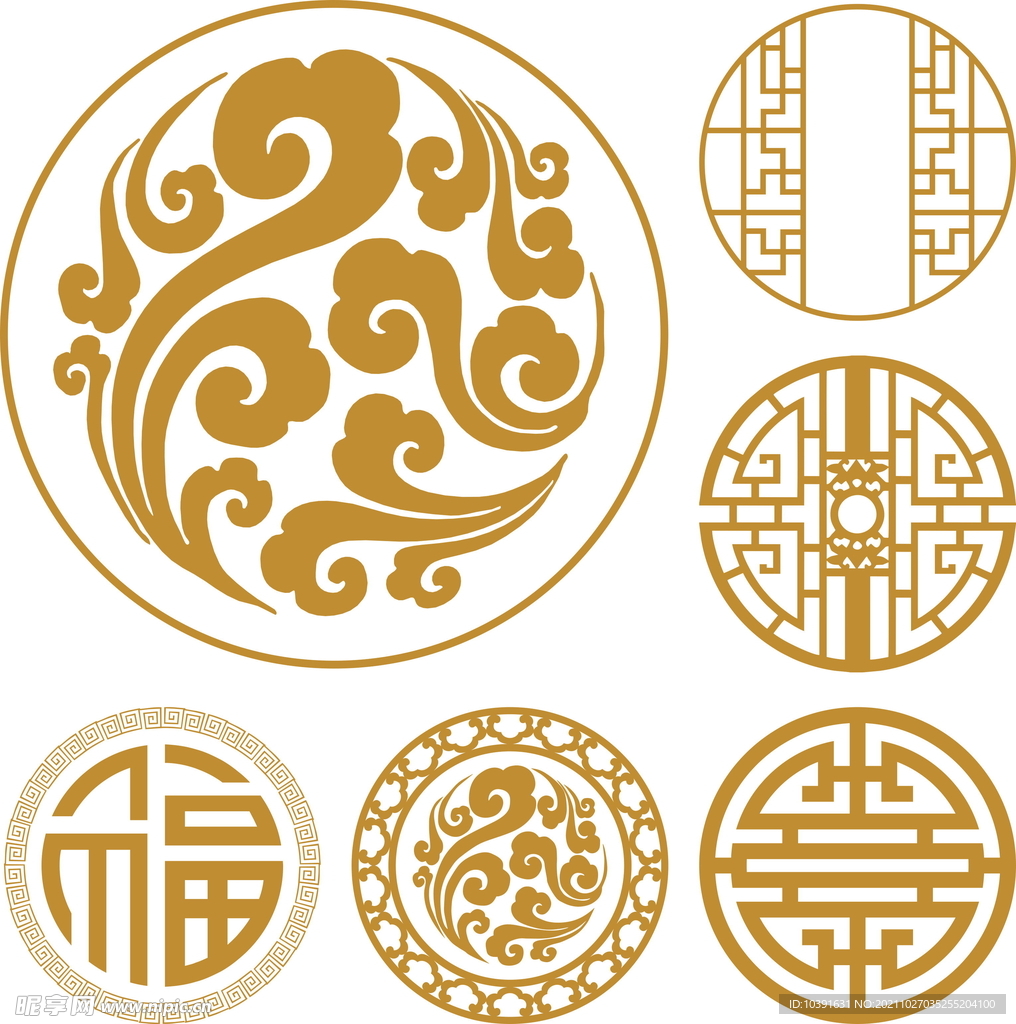 古典花纹 中国风底纹