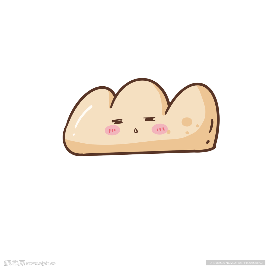 卡通面包