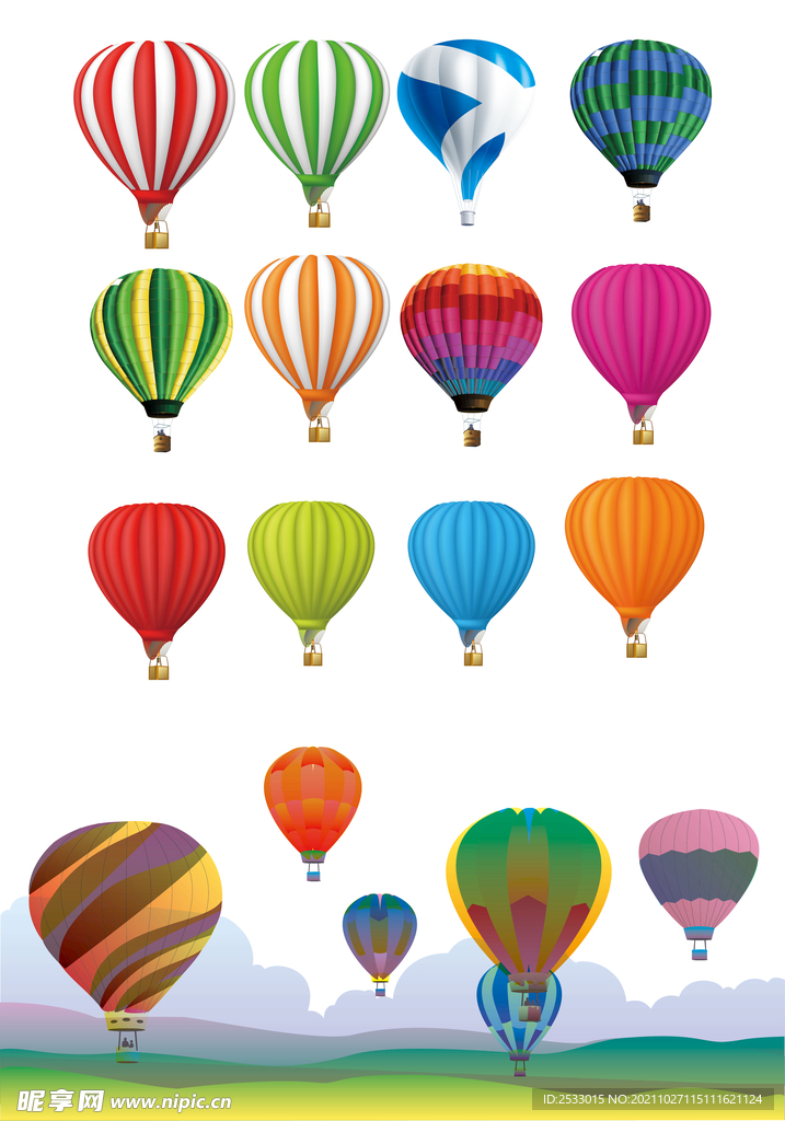 氢气球 气球素材