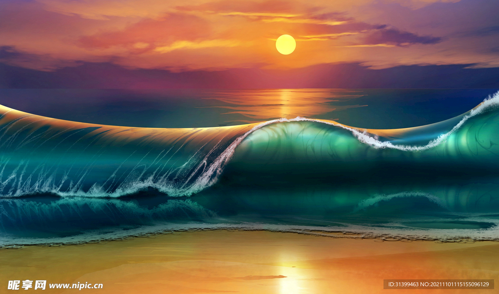 海邊背景           
