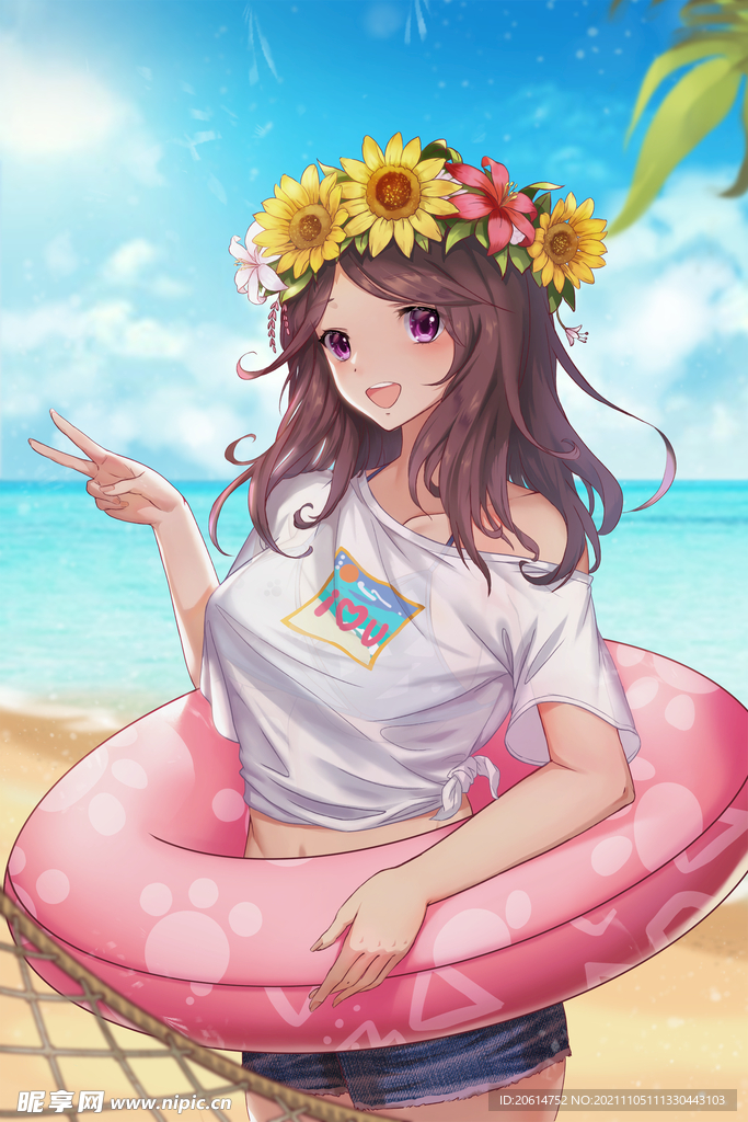 可愛的女孩