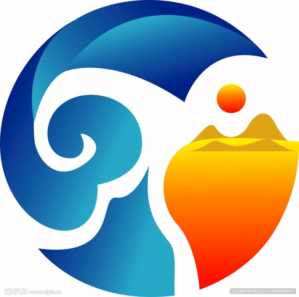 山水太阳潮阳logo