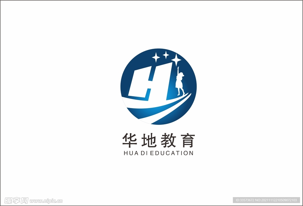 HDlogo 华地教育logo
