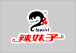 辣妹子标志logo