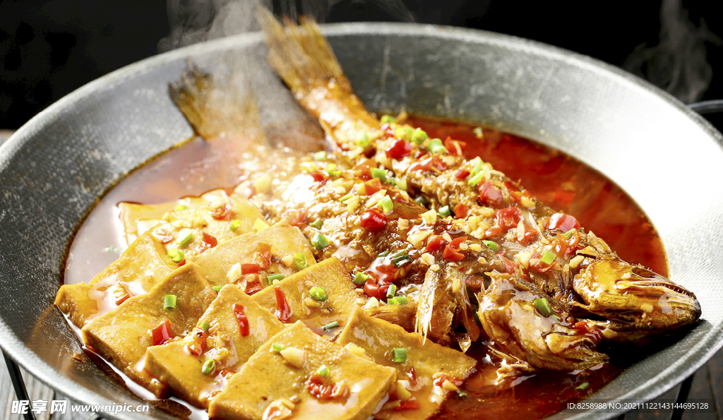 黃魚燒豆腐 