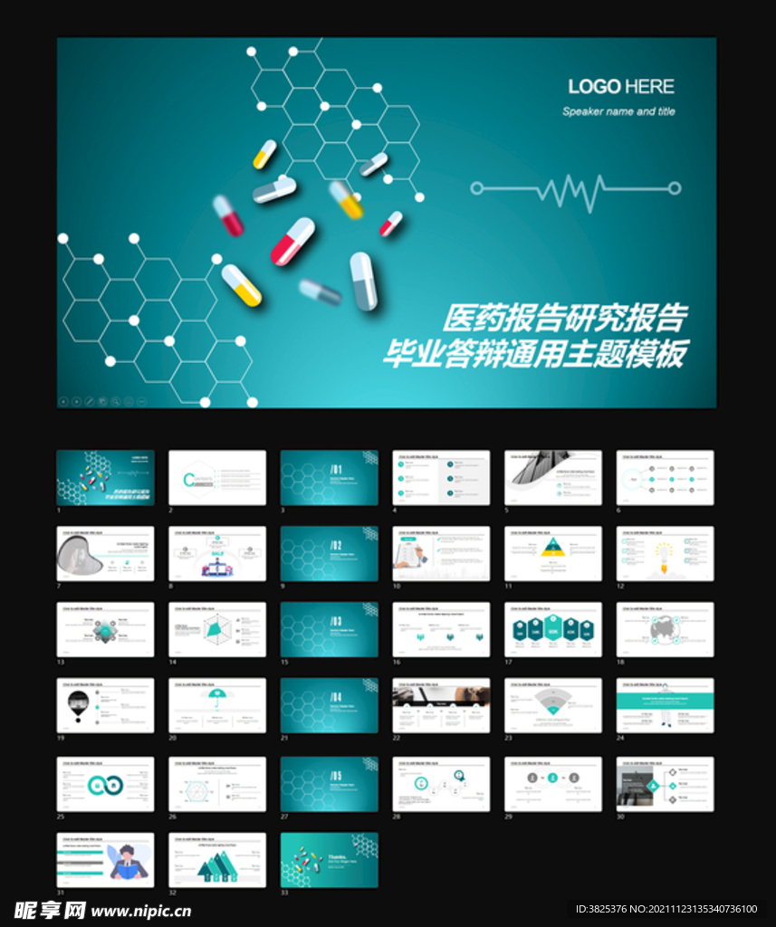 醫(yī)藥報告研究報告通用主題模板