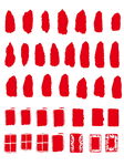中国风红色印章传统中式边框标题