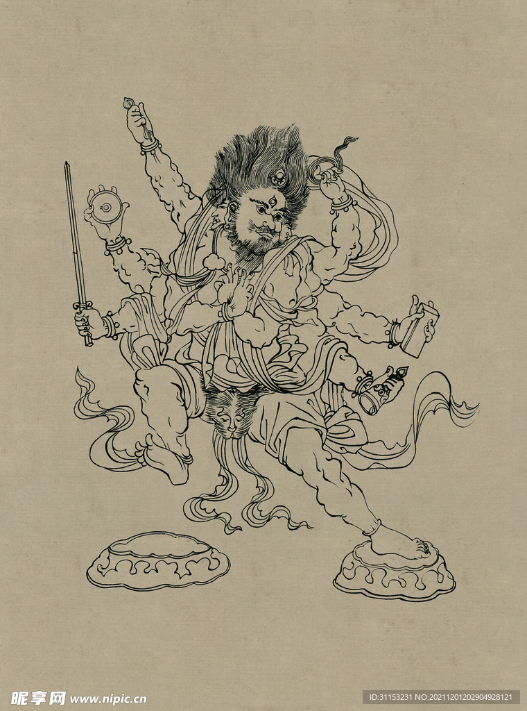 莫高窟線描