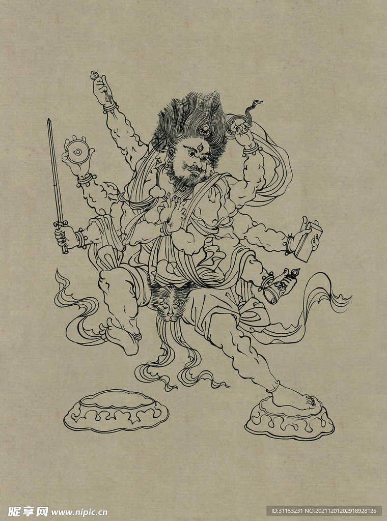 莫高窟線描
