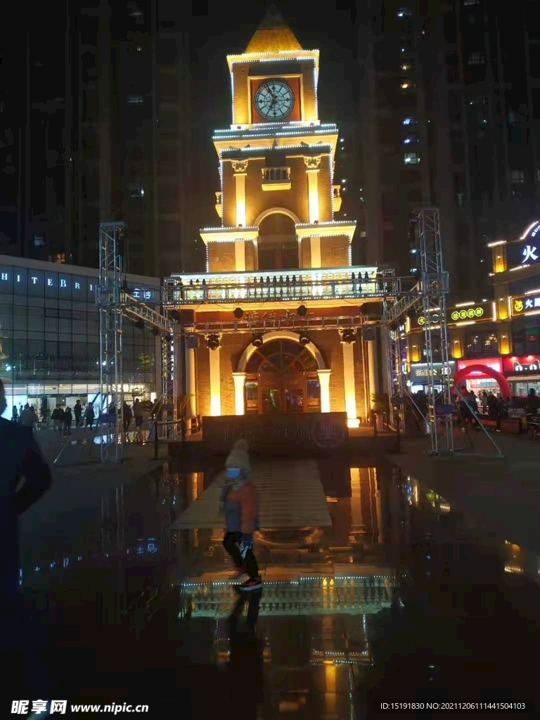夜晚建筑攝影
