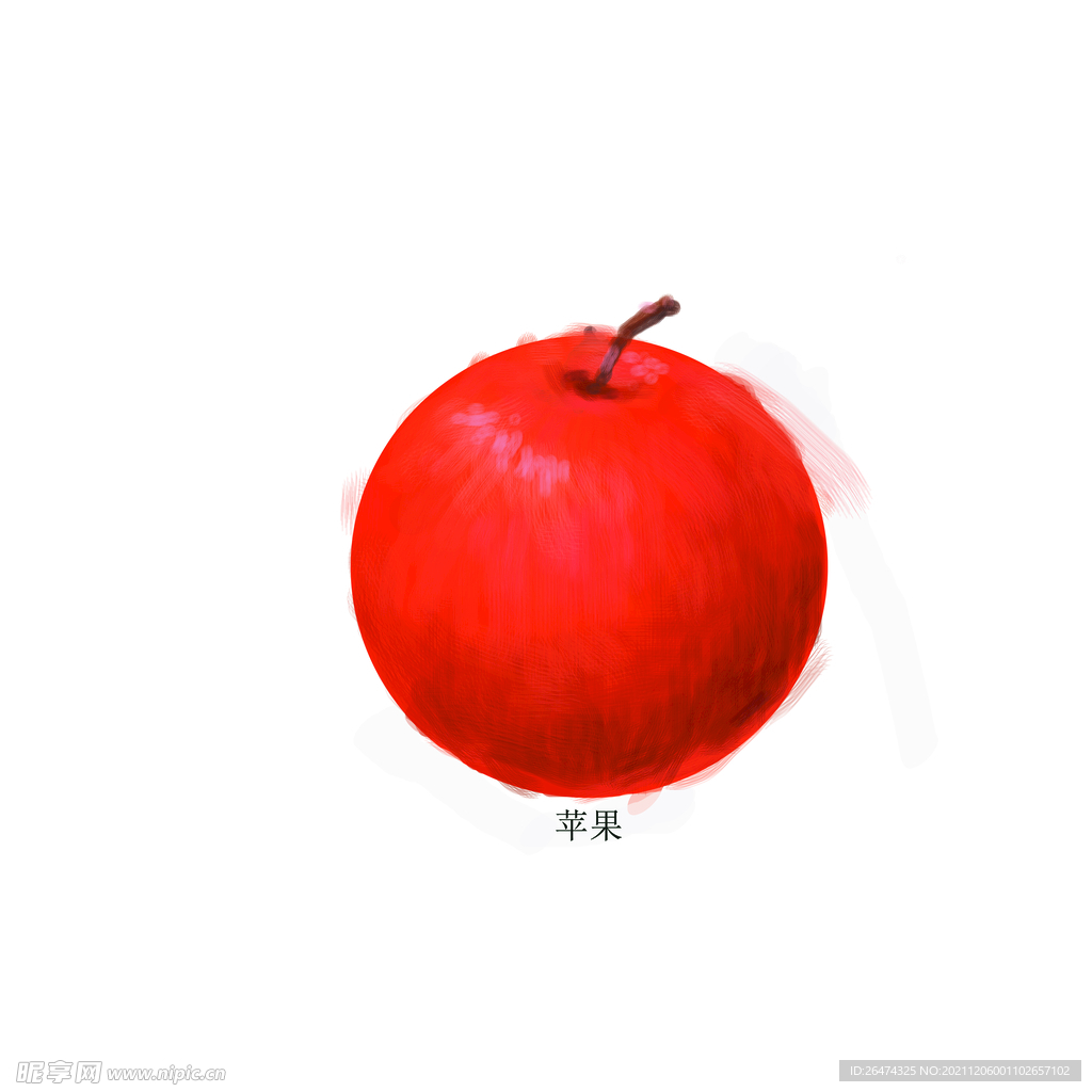 蘋果 水果 手繪 鮮果 設計