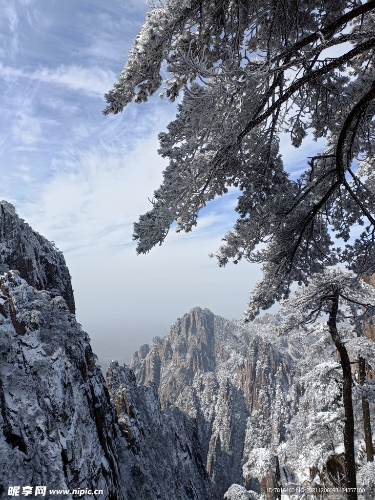黃山冬景