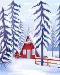 雪景插画