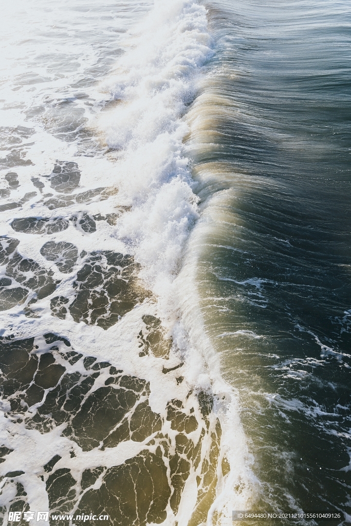 海浪波浪海綿天空浪花