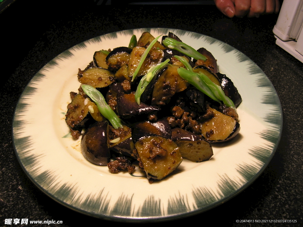 牛肉沫炒茄子