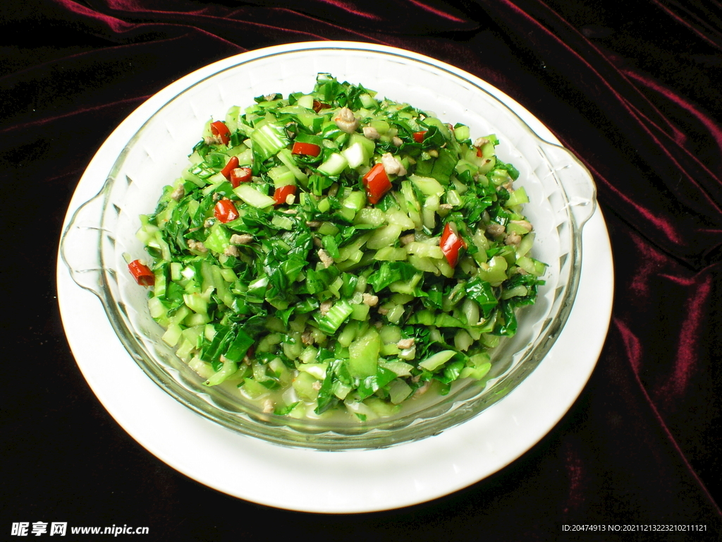 肉沫青菜