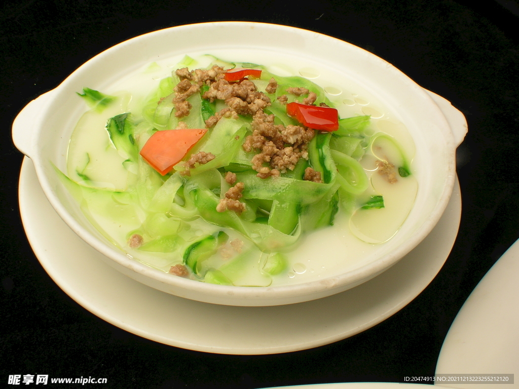 肉沫蒸青瓜