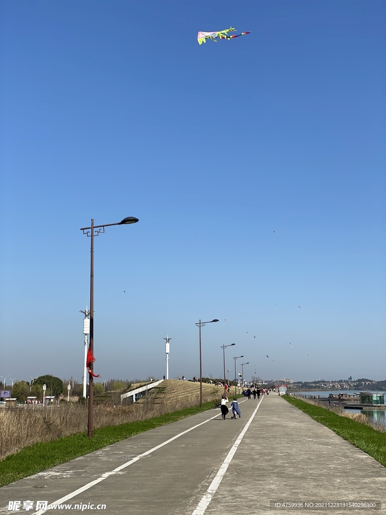 道路  藍天