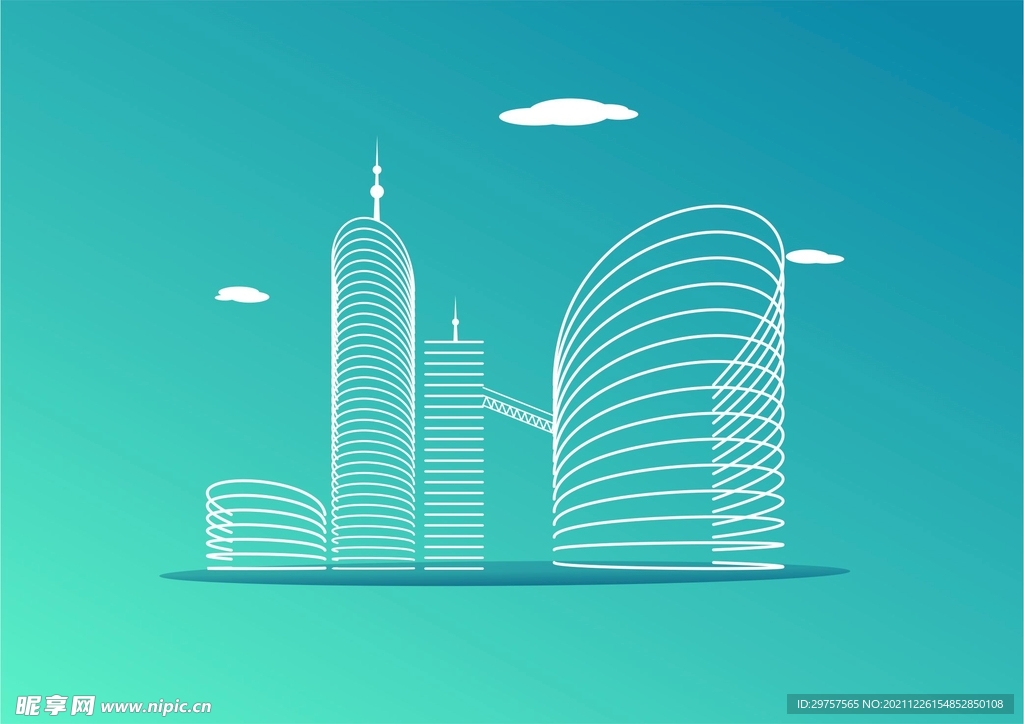 高樓背景