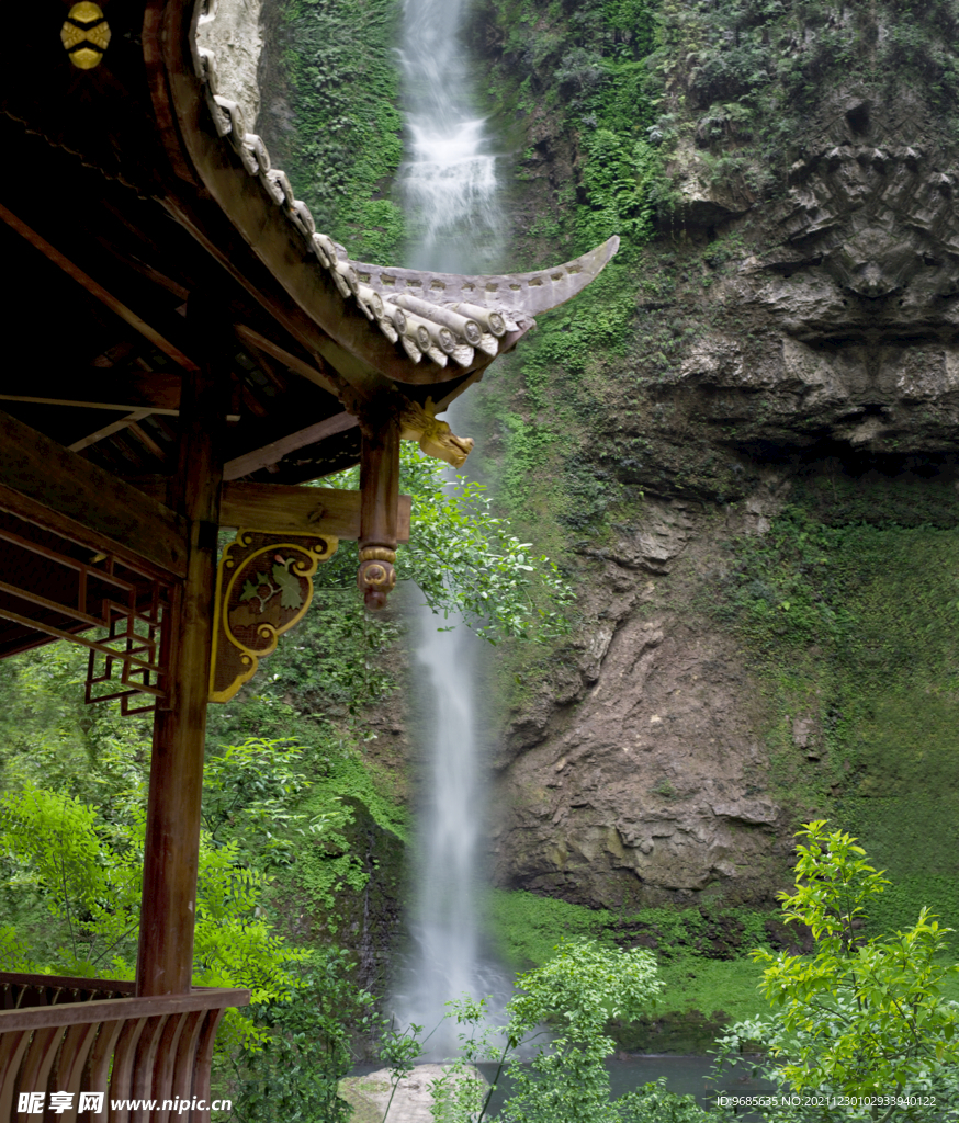 風景瀑布