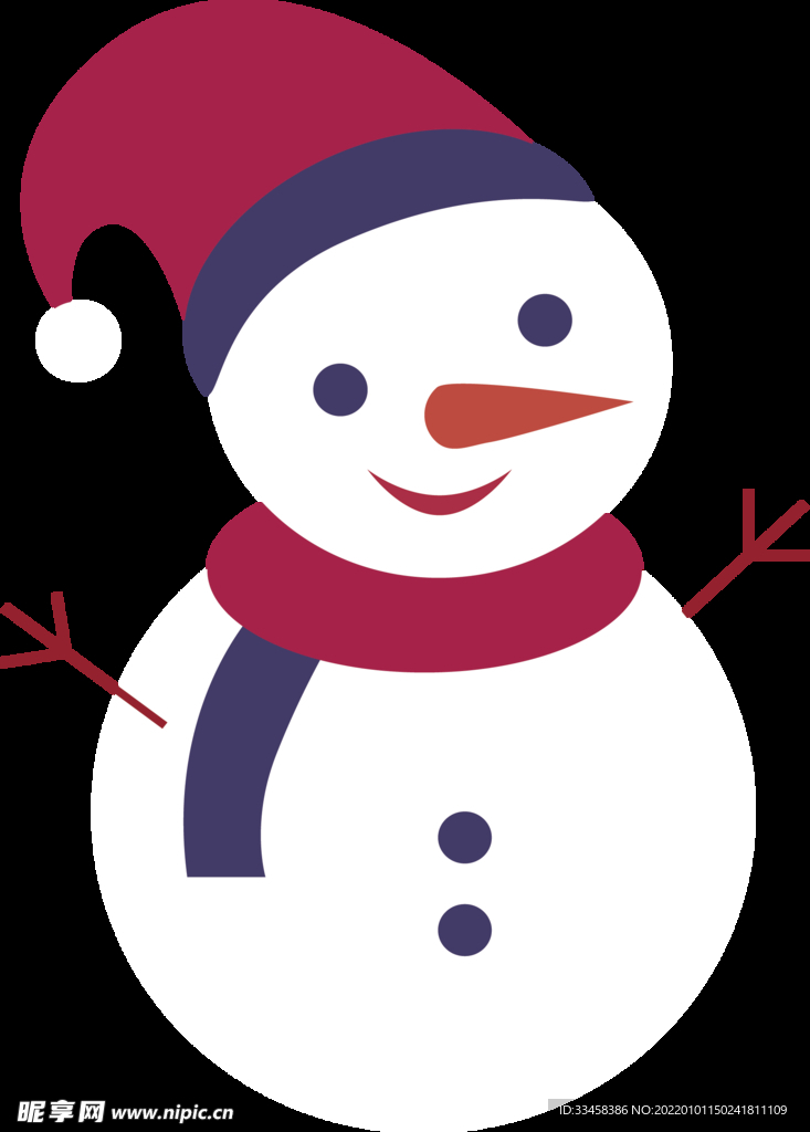 可愛卡通雪人