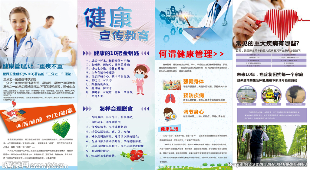 健康知識(shí)展架