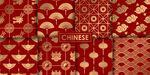 新年纹理 中国风