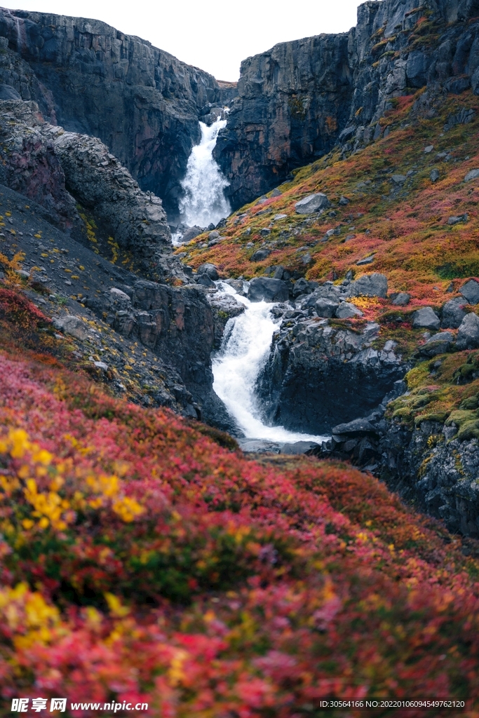 山峰山脈自然景觀背景素材