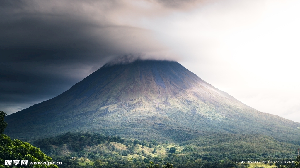 火山自然景觀壁紙