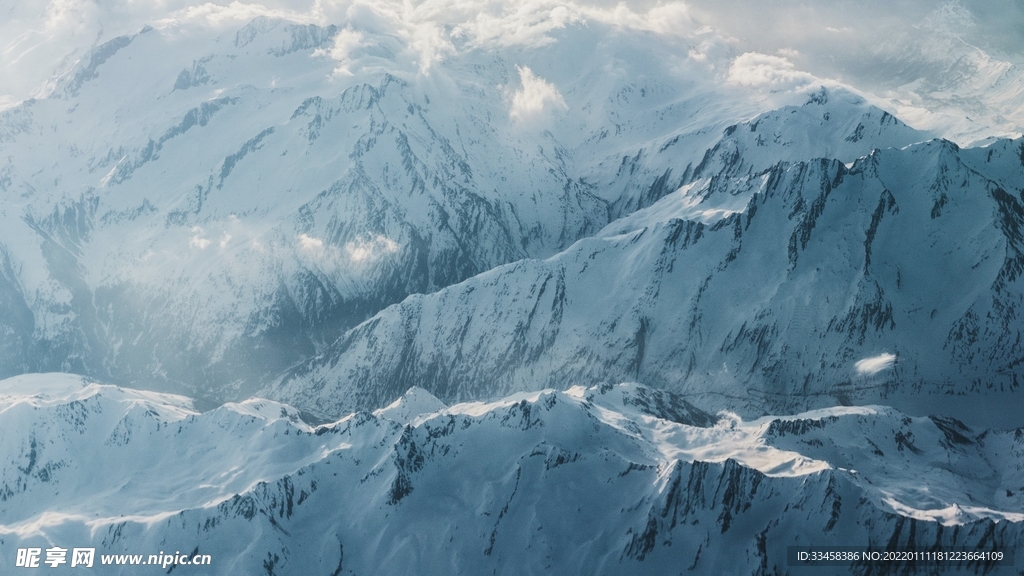 雪山背景
