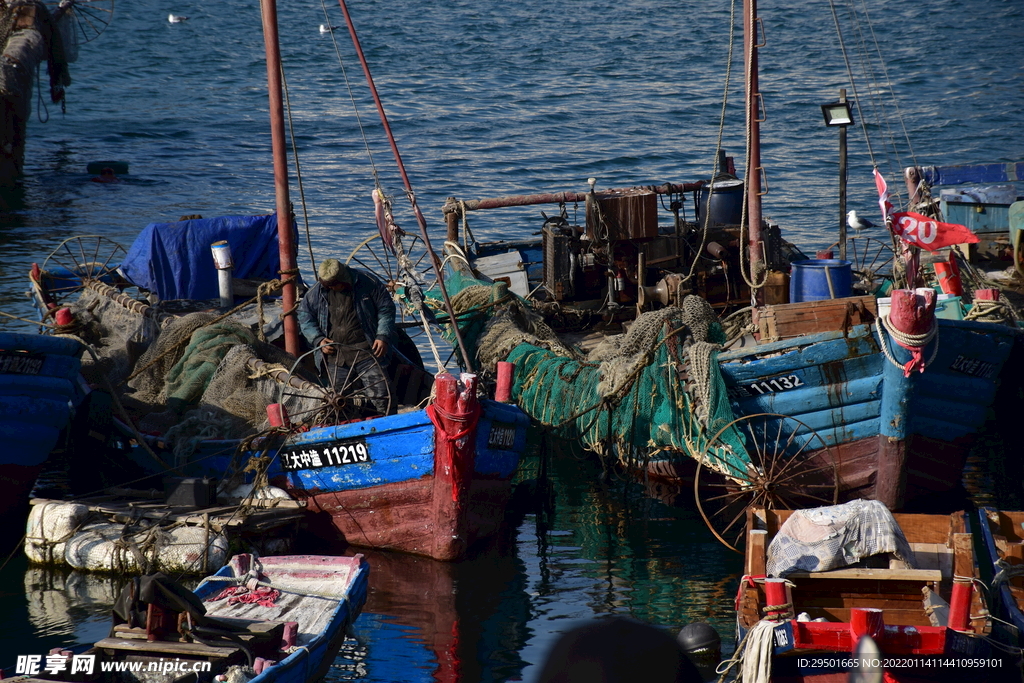 渔人码头港口渔船海港海湾