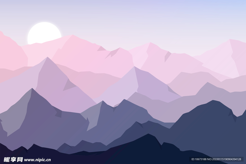  山巒山峰背景