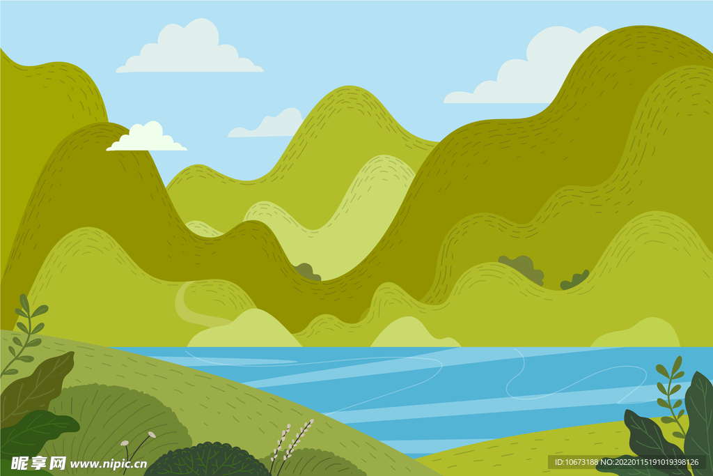  山巒山峰背景