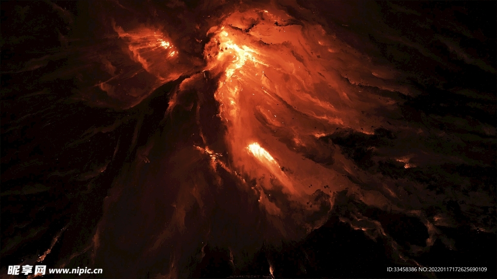 火山壁紙