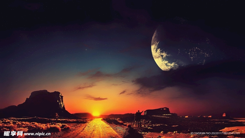 夕陽(yáng)壁紙