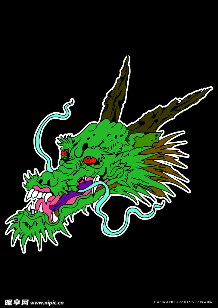 龍圖案